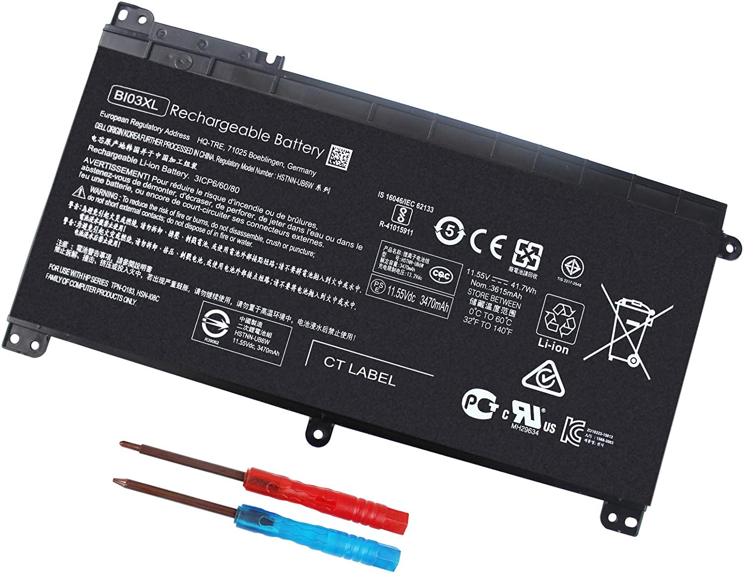 HP PAVILION M3-2 HP PAVILION M3-U BATTERY(ON03XL) - Image 1