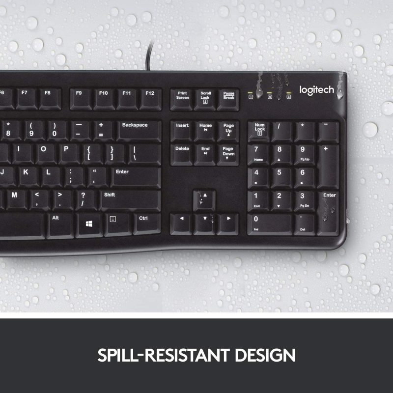 Logitech K120 USB Wired Desktop Keyboard - Image 2