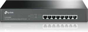 TP-Link TL-SG1008MP V2 | 8 Port Gigabit PoE Switch | 8 PoE+ Ports @153W | Rackmount | Plug & Play