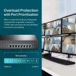 TP-Link TL-SG1008MP V2 | 8 Port Gigabit PoE Switch | 8 PoE+ Ports @153W | Rackmount | Plug & Play - Image 2