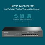 TP-Link TL-SG1008MP V2 | 8 Port Gigabit PoE Switch | 8 PoE+ Ports @153W | Rackmount | Plug & Play - Image 3
