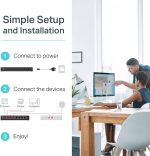 TP-Link TL-SG1008MP V2 | 8 Port Gigabit PoE Switch | 8 PoE+ Ports @153W | Rackmount | Plug & Play - Image 4