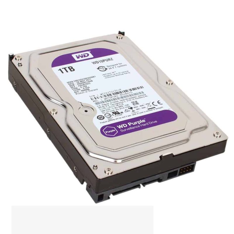 WD Purple 1TB Surveillance Hard Drive - Image 1