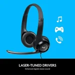 Logitech USB Headset H390 with Noise Cancelling Mic - Image 2