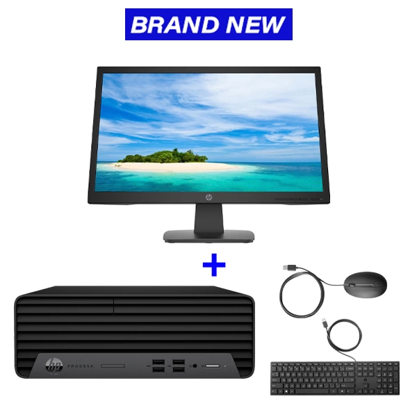 HP ProDesk 400 G7 MT, Intel Core i7 10700, 8GB DDR4 3200, 1TB HDD with 18.5 inches monitor