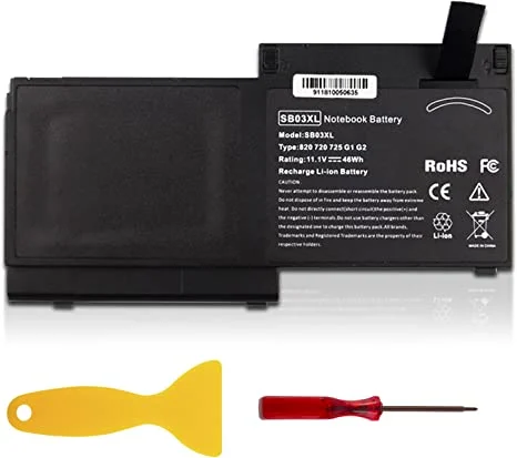SB03XL-2 SB03XL Battery for HP Elitebook 720 725 G2 820 G1 G2 716726-421 717378-001 HSTNN-LB4T HSTNN-I13C - Image 1