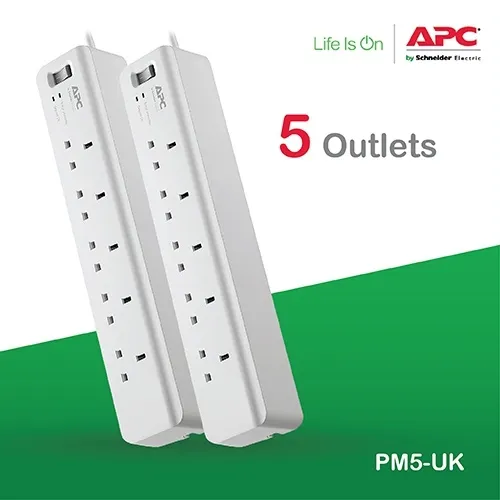 Apc PM5-UK Essential SurgeArrest 5 outlets 230V UK