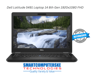 Dell Latitude 5491 Laptop 14 Intel Core i7 8th Gen i7-8850H Six Core 256GB SSD 8GB 1920x1080 FHD Windows 10 Pro