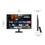 Samsung M7 32″ M70D Smart Monitor with Streaming TV LS32DM703UMXUE - Image 2