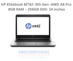 HP Elitebook MT42- 8th Gen -AMD A8 Pro 8GB RAM – 256GB SSD- 14 inches