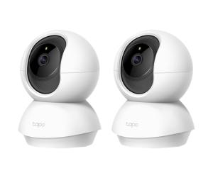TP-LINK 360° Home Security Wi-Fi Smart Camera  Indoor CCTV (Tapo C200) + Memory card 128gb Rom