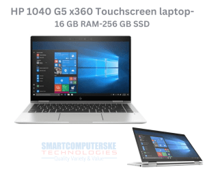 HP 1040 G5 x360 Touchscreen laptop-16 GB RAM-256 GB SSD