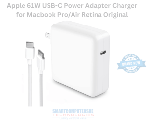 Apple 61W USB-C Power Adapter Charger for Macbook Pro/Air Retina Original