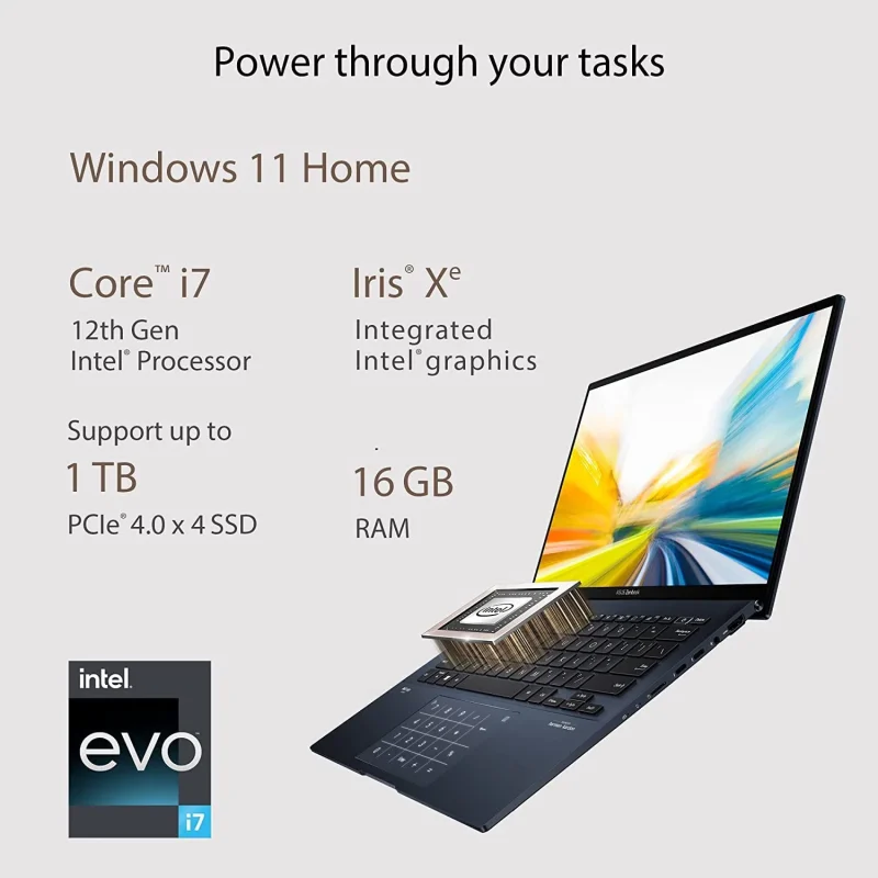 Asus Zenbook UX3402Z Core i7(1260P) 16gb 512ssd Win 11 14″ Touchscreen - Image 4