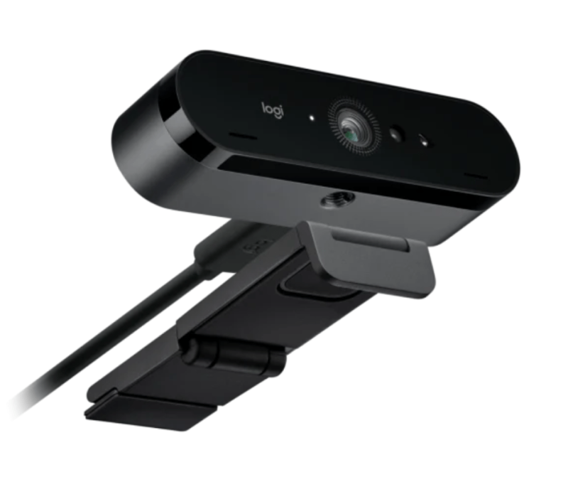 Logitech Brio 4K Webcam, Ultra 4K HD Video Calling, Noise-Canceling mic, HD Auto Light Correction, Wide Field of View, Works with Microsoft Teams, Zoom, Google Voice, PC/Mac/Laptop/Macbook/Tablet - Image 2