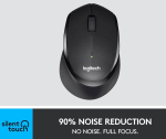 Logitech M330 SILENT PLUS Wireless Mouse, 2.4GHz with USB Nano Receiver, 1000 DPI Optical Tracking, 2-year Battery Life - Image 2