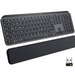 Logitech MX Keys Plus Advanced Wireless Illuminated Keyboard with Palm Rest