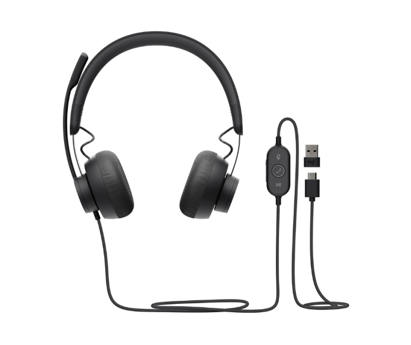 Logitech Zone Wired Headset, Certified for Microsoft Teams with advanced noise-canceling mic technology - Image 2