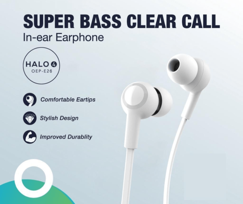 Oraimo HALO 4 In-Ear Earphone with Mic