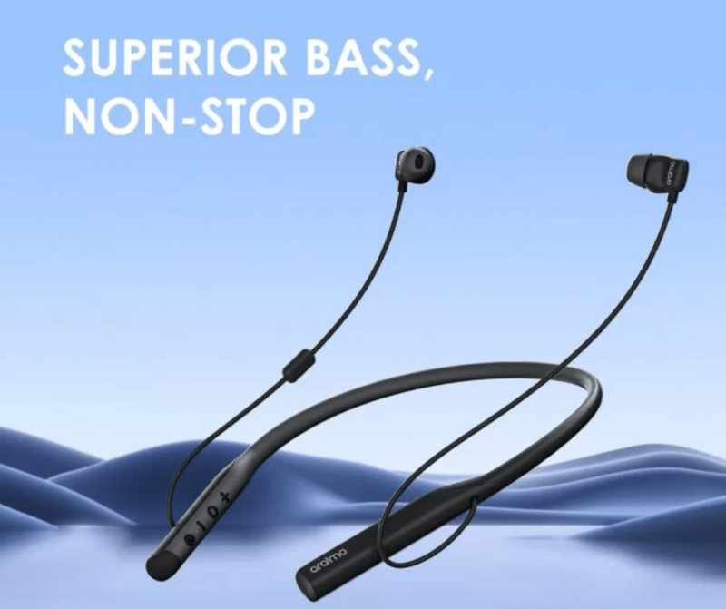 Oraimo Necklace 4 Wireless in Ear Earphones- 50-hr playtime