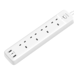 Oraimo PowerHub Smart Fast Charging 4 AC Outlets 3 USB Ports UK Massive Extension Socket