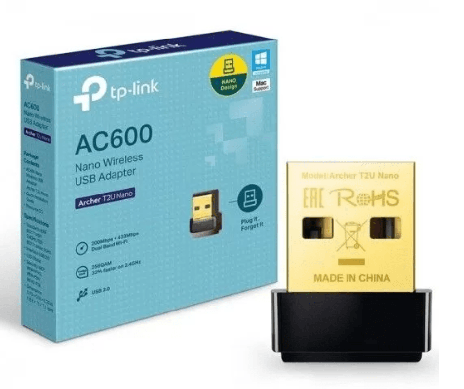 TP-Link AC600 Nano Wireless USB Adapter - TL-ARCHER T2U NANO 1 TP-Link AC600 Nano Wireless USB Adapter - TL-ARCHER T2U NANO