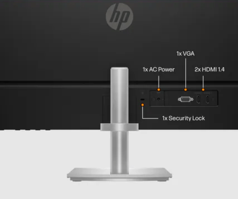 HP M27h FHD Monitor 2 HP M27h FHD Monitor 76D13AA#ABA Bundle With Docztorm Dock, 27" Full HD (1920 x 1080) 75Hz Anti-Glare IPS Display, AMD FreeSync, 2xHDMI, VGA, Adjustable - Image 2