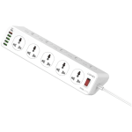 OLA 10 OLA-MP10610 Way Surge protector with 6 USB Ports 30W PD+QC
