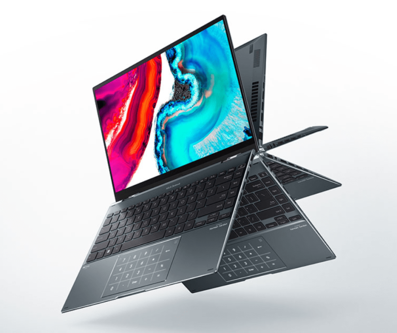 ASUS Zenbook Flip 14 OLED UP5401ZA 14.0" 90Hz 2.8K Touchscreen OLED Laptop,  Intel® Core™ i7-12700H Processor, 16GB RAM, 512GB SSD - Image 2