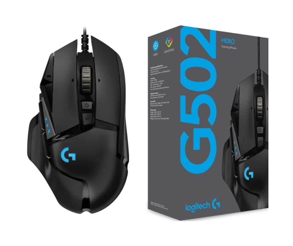 Logitech G502 HERO High Performance Gaming Mouse 1 Logitech G502 Hero High Performance Gaming Mouse