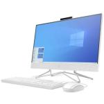 HP All-in-One 24DF-1004NH Bundle PC, 23.8" FHD IPS  Display, 12th Gen Intel® Core™ i5-1235U, 8GB RAM, 256GB SSD, USB White Wired KB & Mouse