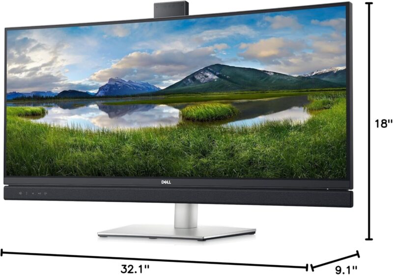 Dell C3422WE 34.1" QHD Wide 1440p WQHD Curved Screen Edge WLED LCD Monitor - Image 1