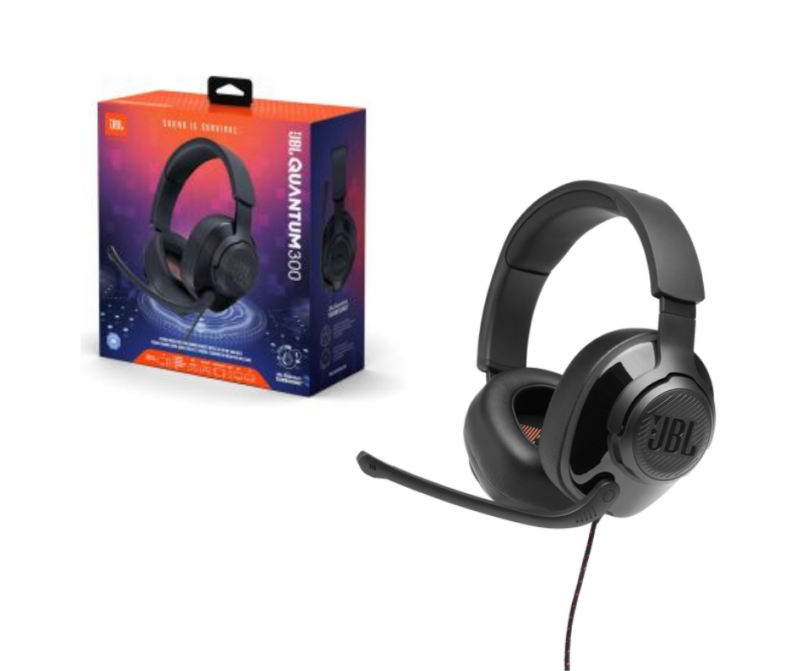 JBL Quantum 300 - Wired Over-Ear Gaming Headphones
